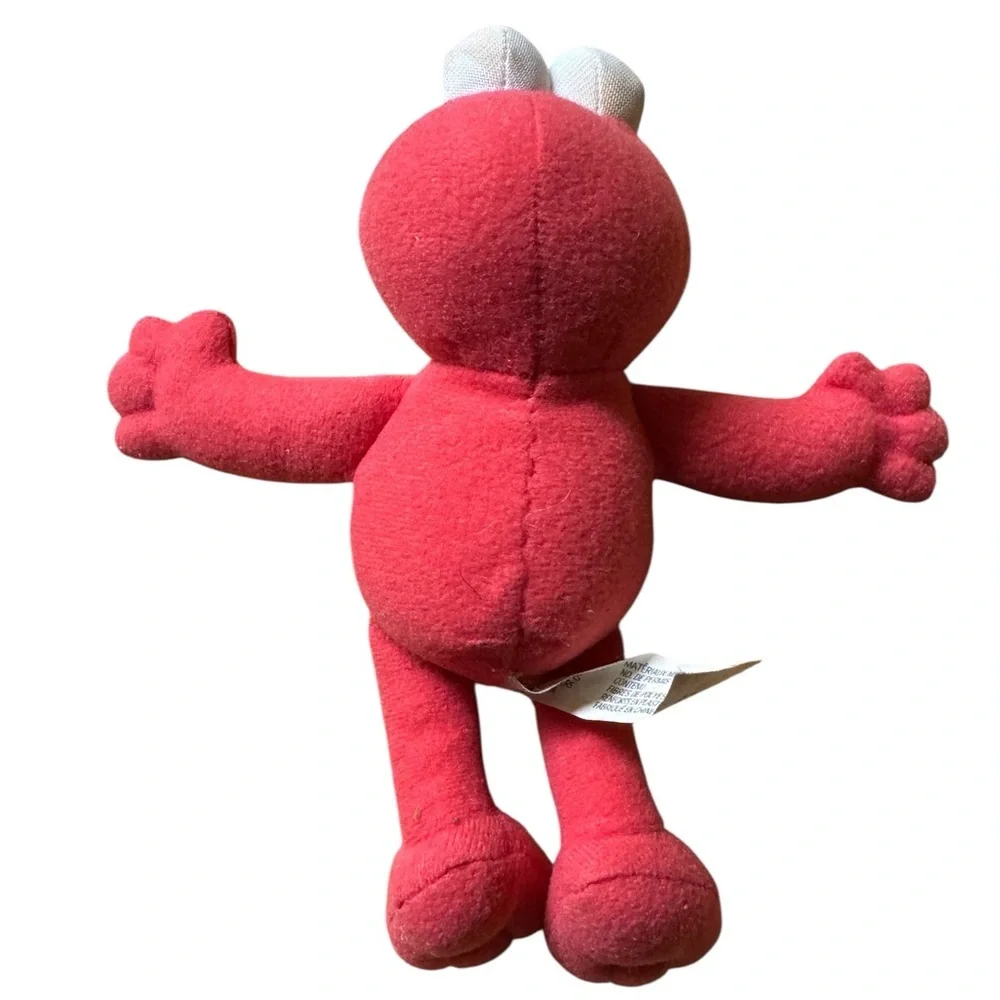 Fisher Price Mattel 2006 Sesame Street Elmo Plush Red Stuffed Toy 7” Vintage